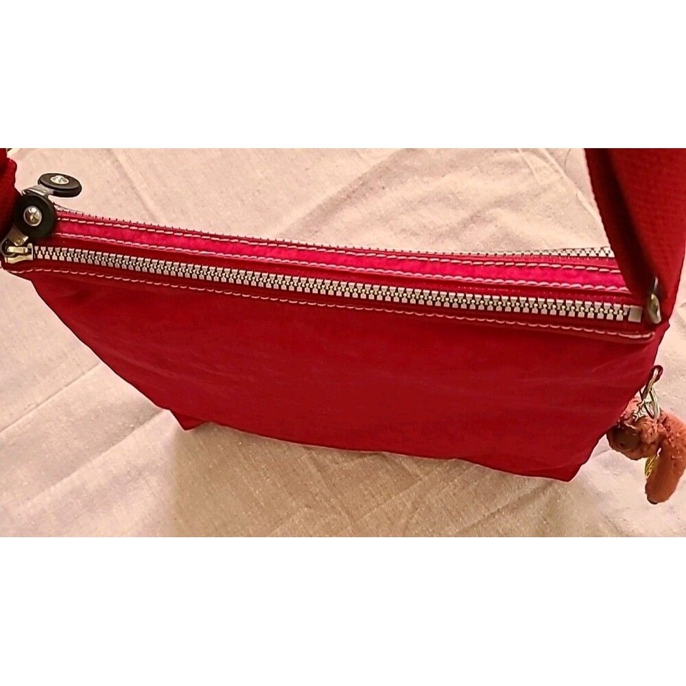 Kipling Berry Cherry Nylon Multi Pocket Organizer… - image 6